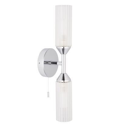 Endon 97172 - Applique da parete per bagno NATORI 2xG9/3W/230V IP44 cromo lucido
