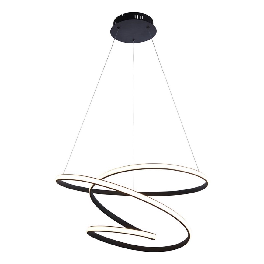 Endon 97632 - Lampadario a sospensione su cavo DUNE LED/47,5W/230V 3000K nero