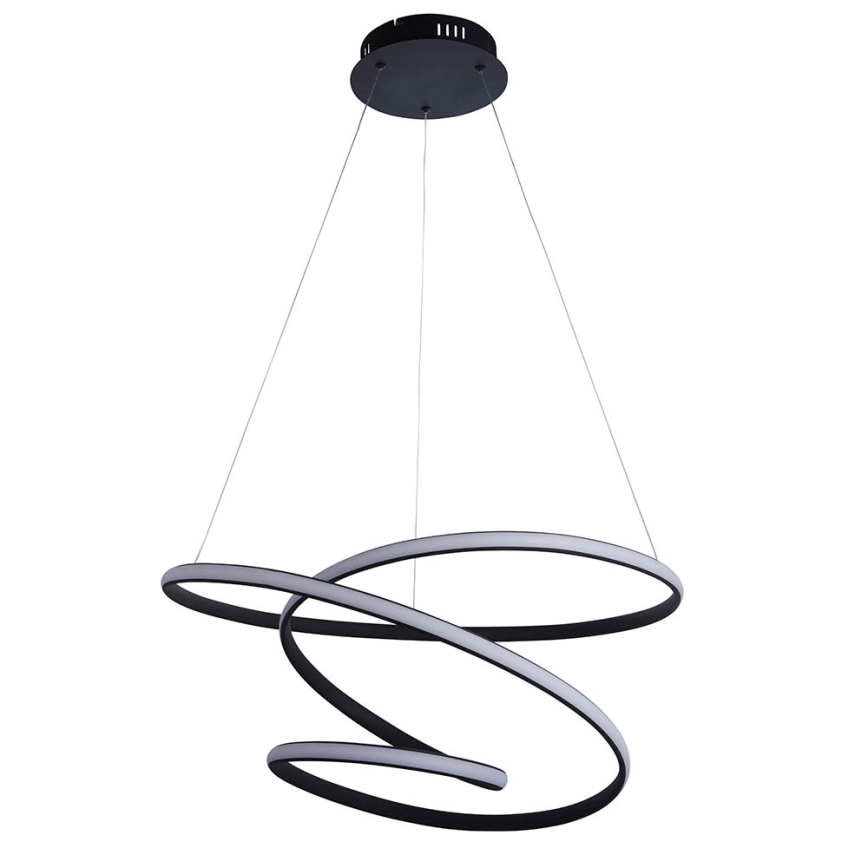 Endon 97632 - Lampadario a sospensione su cavo DUNE LED/47,5W/230V 3000K nero