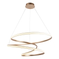 Endon 97639 - Lampadario sospeso dimmerabile a cavo TWIRL LED/88W/230V 3000K oro
