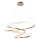 Endon 97639 - Lampadario sospeso dimmerabile a cavo TWIRL LED/88W/230V 3000K oro