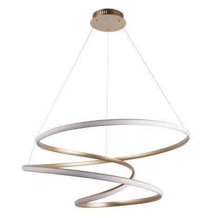 Endon 97639 - Lampadario sospeso dimmerabile a cavo TWIRL LED/88W/230V 3000K oro