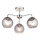 Endon 97971 - Plafoniera DIMPLE 3xE14/7W/230V cromo lucido/grigio fumé