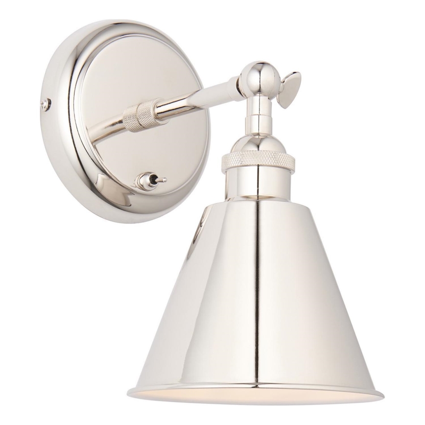Endon 98716 - Faretto da parete HALLE 1xE14/40W/230V, cromo lucido