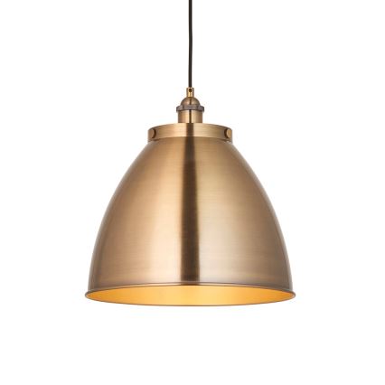 Endon 98744 - Lampadario a cavo FRANKLIN 1xE27/10W/230V ottone