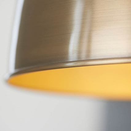 Endon 98744 - Lampadario a cavo FRANKLIN 1xE27/10W/230V ottone