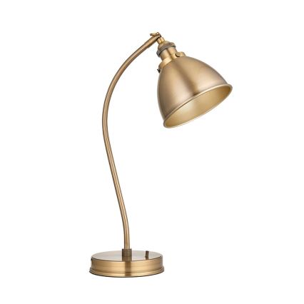 Endon 98747 - Lampada da tavolo FRANKLIN 1xE14/7W/230V ottone