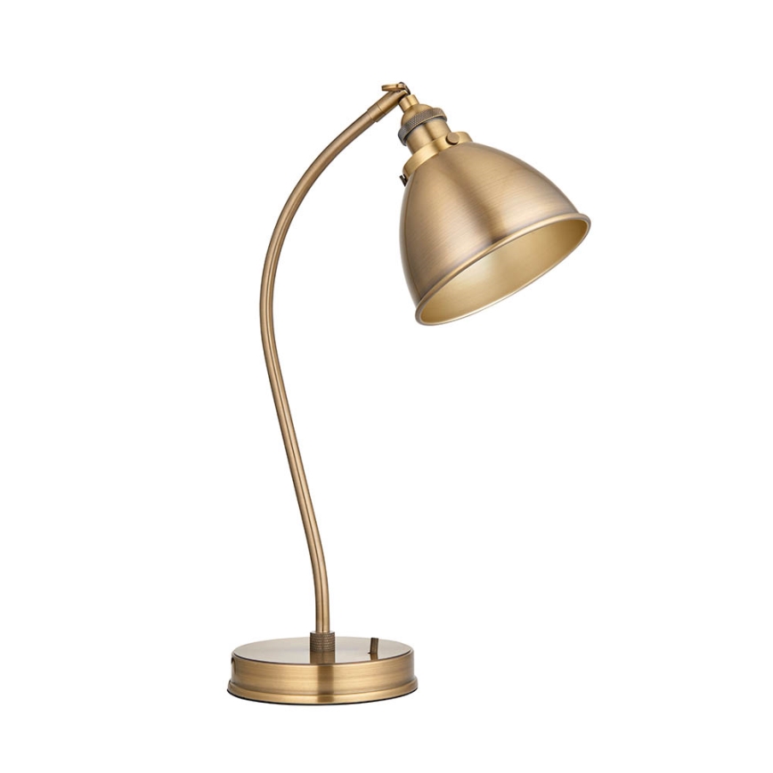 Endon 98747 - Lampada da tavolo FRANKLIN 1xE14/7W/230V ottone