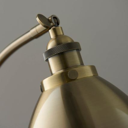 Endon 98747 - Lampada da tavolo FRANKLIN 1xE14/7W/230V ottone