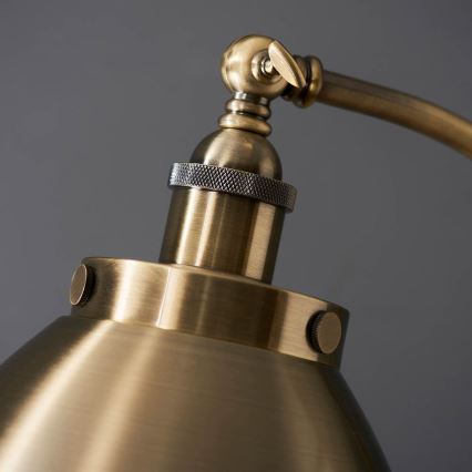 Endon 98748 - Lampada da terra FRANKLIN 1xE27/10W/230V ottone/nero