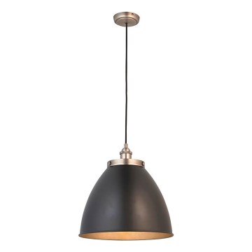 Endon 98749 - FRANKLIN Lampada a sospensione con cavo 1xE27/10W/230V nero/ottone