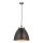 Endon 98749 - FRANKLIN Lampada a sospensione con cavo 1xE27/10W/230V nero/ottone