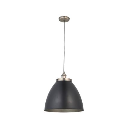 Endon 98749 - FRANKLIN Lampada a sospensione con cavo 1xE27/10W/230V nero/ottone