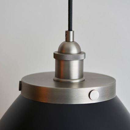 Endon 98749 - FRANKLIN Lampada a sospensione con cavo 1xE27/10W/230V nero/ottone