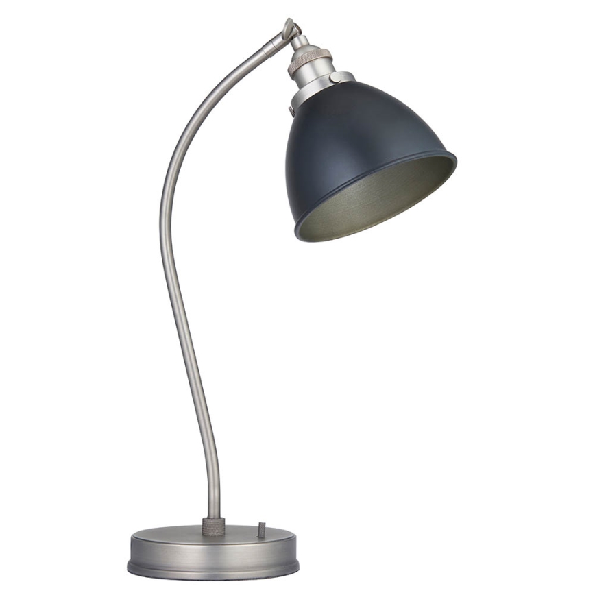 Endon 98752 - Lampada da tavolo FRANKLIN 1xE14/7W/230V cromo satinato/antracite