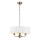 Endon 98934 - Lampadario a sospensione con catena HIGHCLERE 3xE14/40W/230V bianco/ottone