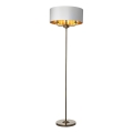 Endon 98935 - Lampada con piedistallo HIGHCLERE 3xE14/40W/230V bianco/ottone diametro 47 cm