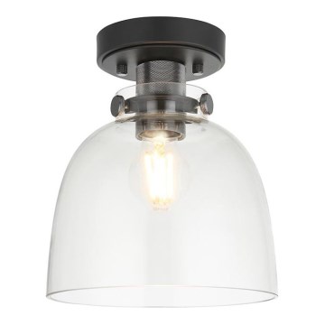 Endon 99106 - Plafoniera URBAN 1xE27/10W/230V nero/limpido