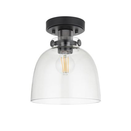 Endon 99106 - Plafoniera URBAN 1xE27/10W/230V nero/limpido