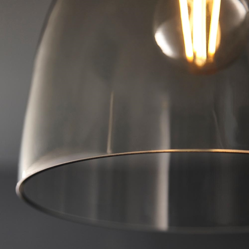 Endon 99106 - Plafoniera URBAN 1xE27/10W/230V nero/limpido