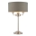 Endon 99149 - Lampada da tavolo HIGHCLERE 3xE14/18W/230V grigio/cromo lucido