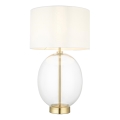 Endon 99292 - Lampada da tavolo dimmerabile KELDA 1xE27/10W/230V crema/oro