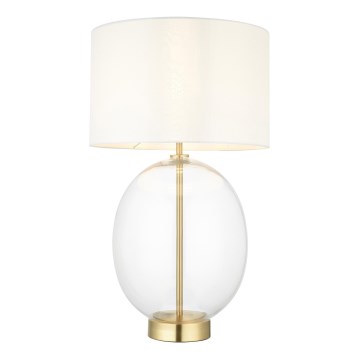 Endon 99292 - Lampada da tavolo dimmerabile KELDA 1xE27/10W/230V crema/oro