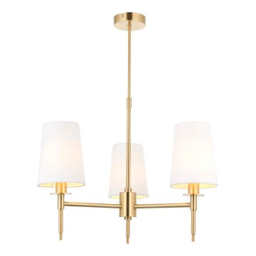 Endon 99456 - Lampadario a stelo 3xE14/6W/230V oro/bianco