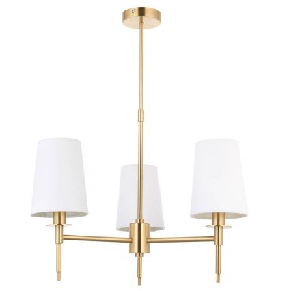 Endon 99456 - Lampadario a stelo 3xE14/6W/230V oro/bianco