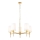 Endon 99458 - Lampadario a catena 5xE14/6W/230V oro/bianco