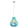 Endon 99791 - Lampadario a sospensione con filo EUROPA 1xE27/10W/230V blu