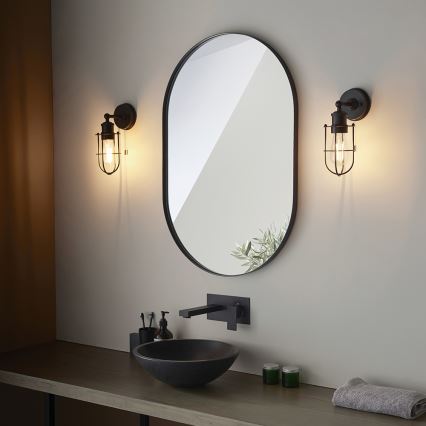 Endon 99948 - Applique da bagno CREW 1xE27/6W/230V IP44 nero