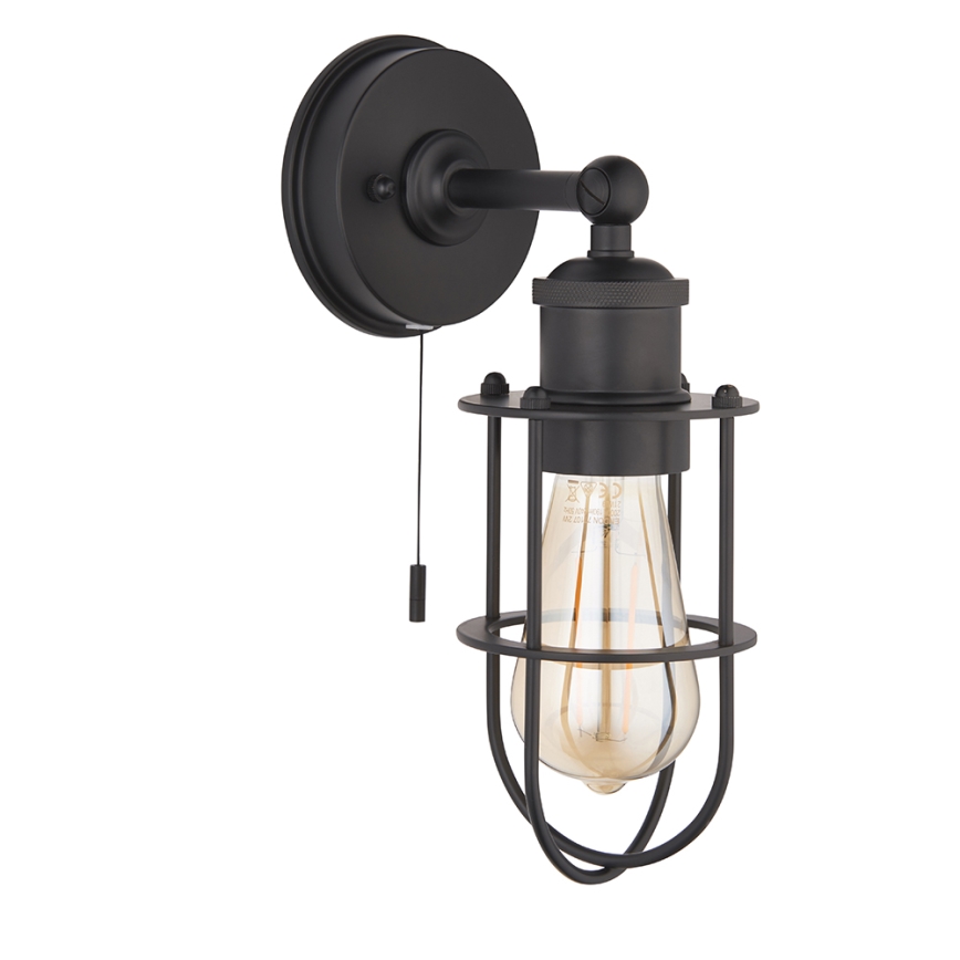 Endon 99948 - Applique da bagno CREW 1xE27/6W/230V IP44 nero