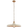 Endon 99999 - Lampadario a catena SABIAN 1xE27/10W/230V crema/oro