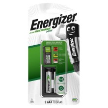 Energizer - Caricabatterie NiMH 3W/2xAA/AAA 700mAh 230V