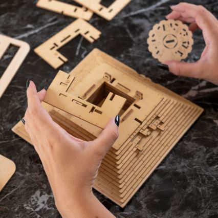 EscapeWelt - 3D puzzle meccanico in legno Piramide