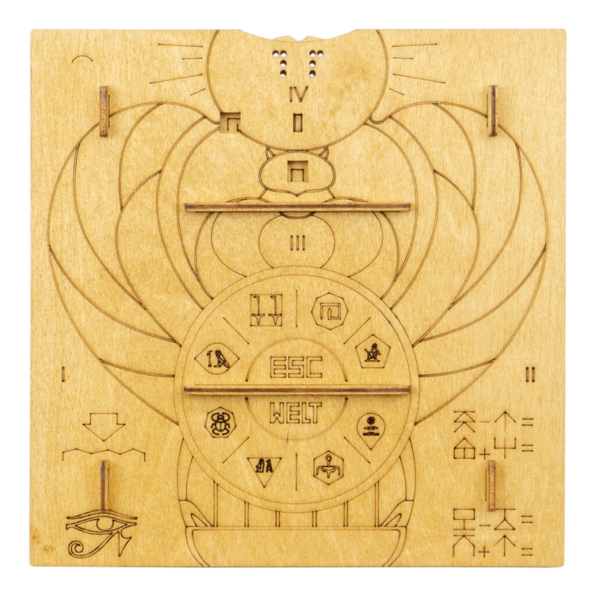 EscapeWelt - 3D puzzle meccanico in legno Piramide