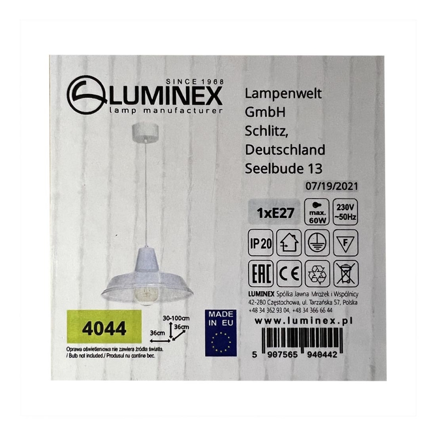 Euluna - Lampadario a filo CLASS 1xE27/60W/230V