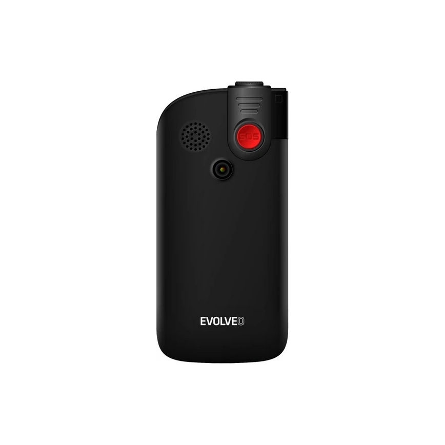 Evolveo - EasyPhone FL, telefono cellulare per anziani, nero