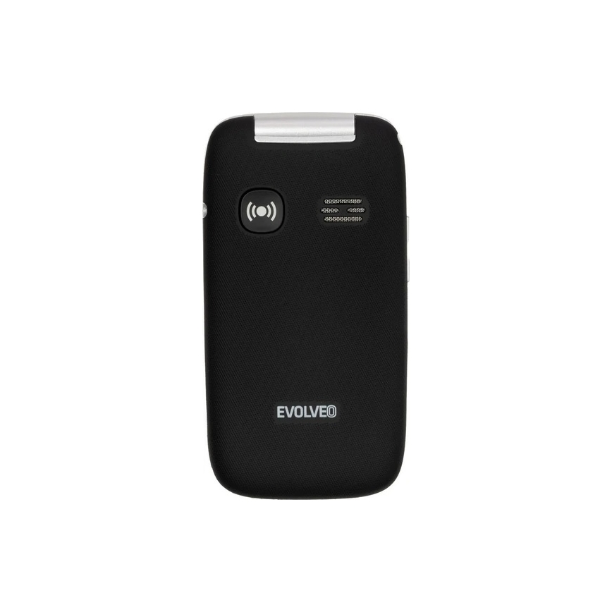 Evolveo - EasyPhone FS telefono cellulare a conchiglia per anziani 2.8 nero