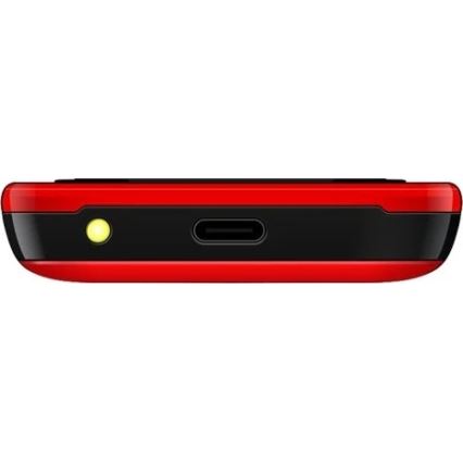 Evolveo - EasyPhone ID telefono per anziani rosso