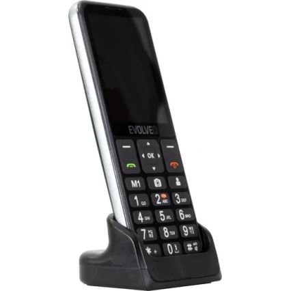 Evolveo - EasyPhone LT 4G telefono per anziani nero
