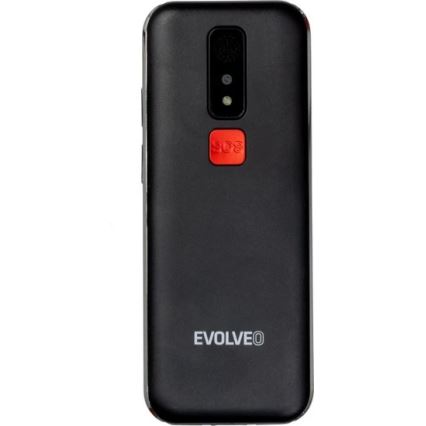 Evolveo - EasyPhone LT, cellulare 4G per anziani, nero