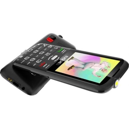 Evolveo - EasyPhone XO, telefono cellulare per anziani, nero
