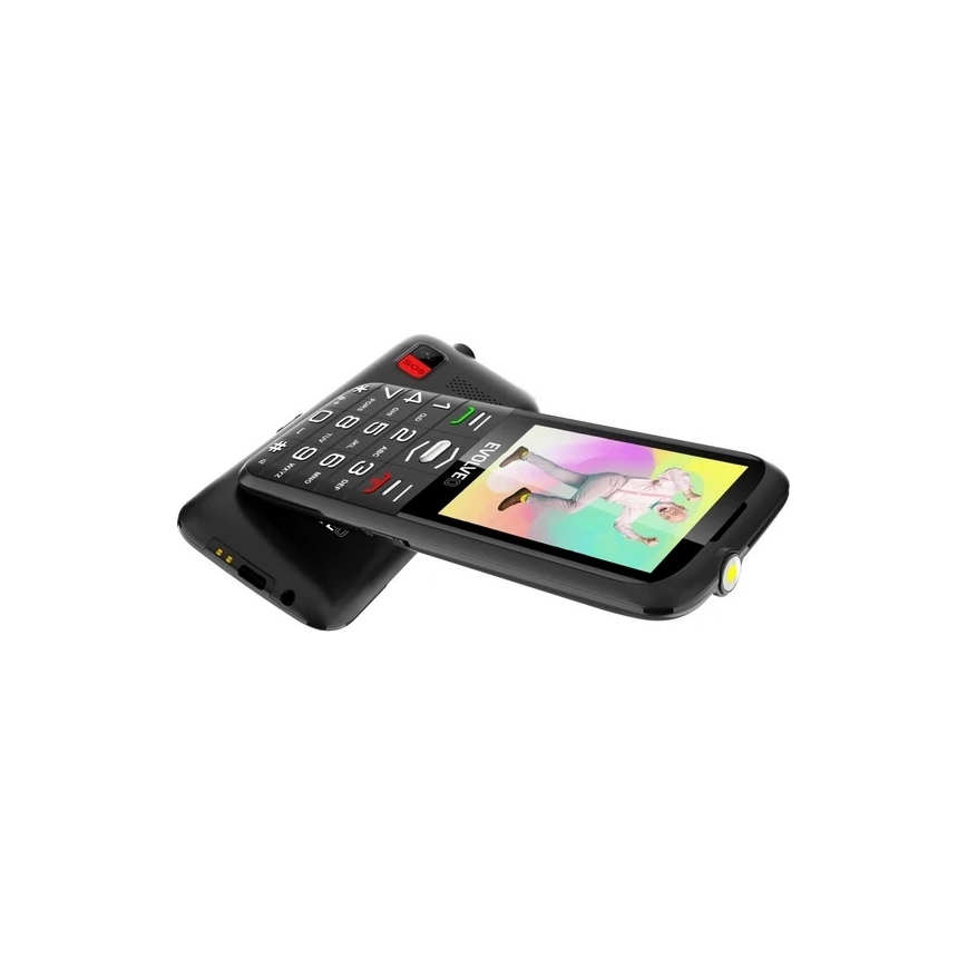 Evolveo - EasyPhone XO telefono per anziani, nero