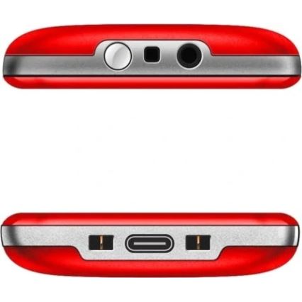 Evolveo - EasyPhone XR 4G telefono cellulare per anziani, rosso