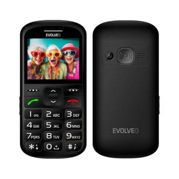 Evolveo - EasyPhone XS cellulare per anziani, nero