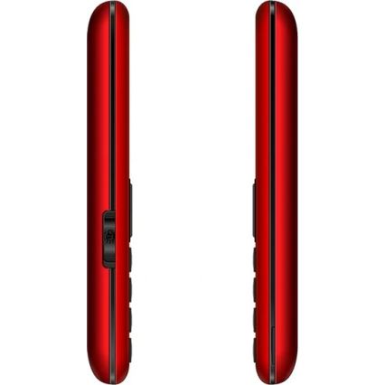 Evolveo - EasyPhone XS, cellulare per anziani, rosso