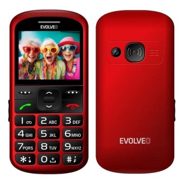 Evolveo - EasyPhone XS telefono cellulare per anziani rosso
