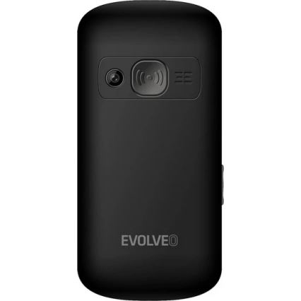 Evolveo - EasyPhone XS, telefono per anziani, nero